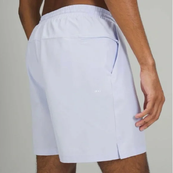 Lululemon Men’s Pool Short Lined Swim Trunk 7" in Pastel Blue size Medium - Picture 3 of 13